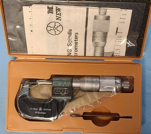 Brand New Mitutoyo 206-101 Digital Outside Micrometer OMV-25K 0 To 25mm 