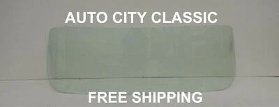 Ford Econoline Pickup Windshield Glass 1961 - 1967 Van & Bus Green Tint - Image 1 of 2