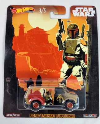 星球大战风火轮高级波巴·费特福特 Transit Supervan Real Riders 2019 — 第 1/4 张图片