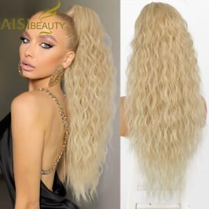 Synthetic Wavy Ponytail Extensions Drawstring Ponytail Clip-In Hair Extensions