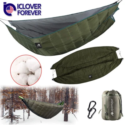 Double Hammock Underquilt Ultralight Camping Warm Under Quilt Blanket Cover Big - Image 1 of 4