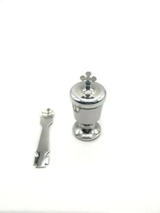 Potyrkelch mit Löffel 5ml kleine lebensmittelechte Edelstahl - Bild 1 von 7