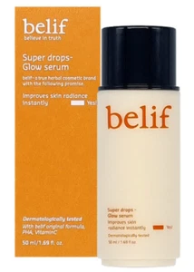 Belif Super Drops Glow Serum 50ml Moisturizing K-Beauty - Picture 1 of 9