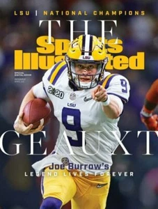 Joe Burrow LSU Tigers National Champs Sports Illustrated Cover 8x10 Photo Print - Picture 1 of 1