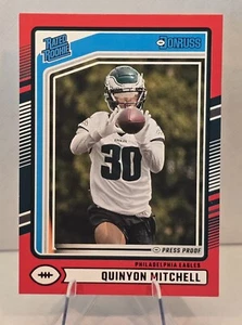 Quinyon Mitchell 2024 Donruss Football RATED ROOKIE Red Press Proof #361 - Picture 1 of 2