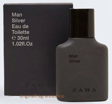 Zara 银色男士香水 Ebay