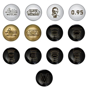 High Quality Shutter Button Soft Release Set Metal Convex Black for Leica Fuji+ - Picture 1 of 12