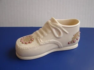 VINTAGE LENOX BABY SHOE GIRL PINK CHINA TREASURES COLLECTION 1994 - Picture 1 of 7