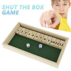 Shut The Box Game Wooden Board Number Drinking Dice Toy Family Traditional
