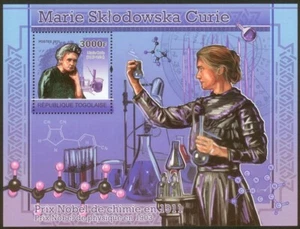 Togo 2011 MNH MS, Marie Curie Nobel Physics & Chemistry Winner - - Picture 1 of 1