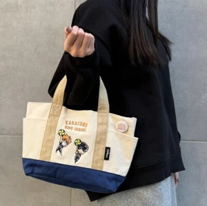 Haikyuu!! Haikyu Karasuno Shoyo Hinata Tobio Kageyama Mini Tote Bag Embroidery - Picture 1 of 12