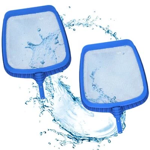 Amapool 2 Poolkescher Laubkescher Kescher Bodenkescher Pool Boden Reinigung Set  - Bild 1 von 7
