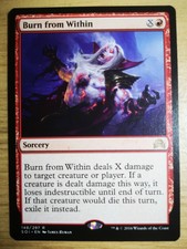 148/297 Burn From Within Shadows over Innistrad Magic The Gathering MTG Card