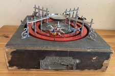 ancien jeu de course de chevaux mecanique,M.J & cie,estaminet,ca 1900.bistrot