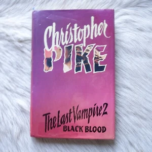 Christopher Pike Black Blood The Last Vampire Two Hardcover Dust Jacket Horror - Picture 1 of 1