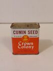 Crown Colony Brand 1960s Cumin Seed Spice Tin