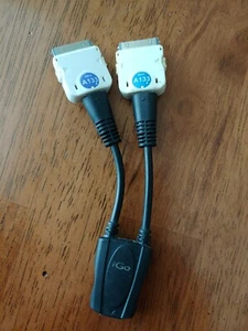 iGo Power Splitter Tip 6630034-0800 w/ 2- iGo Power Tips A133 - Picture 1 of 2