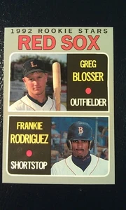 Greg Blosser Frankie Rodriguez Red Sox 1992 Baseball Cards Magazine #BBC 27 - Picture 1 of 1