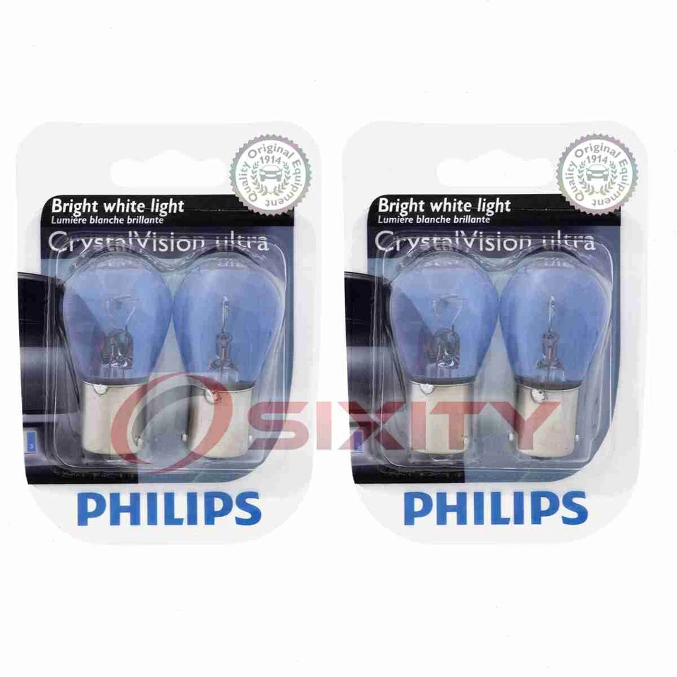 Lâmpadas de backup Philips 2 peças para Lincoln Continental Mark III Mark IV au - Imagem 1 de 4