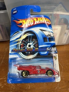 2005 Mattel Hot Wheels Ferrari 512 M Damaged Package See Pics - Picture 1 of 11