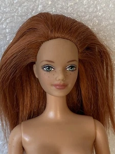 Mattel Vintage Barbie MIDGE Doll with Red Hair Green Eyes and Freckles - Nude - Picture 1 of 16