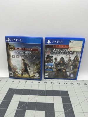 Assassin's Creed Syndicate and Odyssey Sony PlayStation 4 Lote de 2 Foto 1 de 4