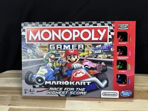 ✅Monopoly ✅Gamer Mario Kart Hasbro Gioco da Tavolo ✅Gioco ✅Nintendo ✅COMPLETO - Foto 1 di 19