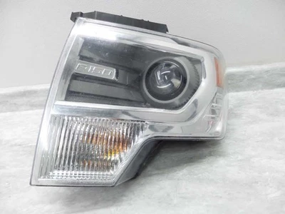 Хромированная оригинальная ксеноновая фара левая со стороны водителя для Ford F150 13–14 годов выпуска DL34-13006-A - Изображение 1 из 4