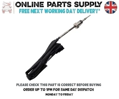 Sensor de temperatura de gases de escape NTC se adapta después de DPF para Ford Transit MK 2.2 TDCI Foto 1 de 4