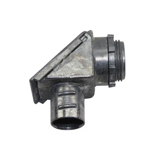 REGAL 9674 1" 90 DEGREE FLEX CONNECTOR SCREW-IN TYPE FOR FMC (BOX OF 10) - Picture 1 of 3
