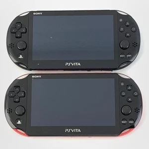 Sony PS Vita Console PCH-2000 Lot of 2 Untested For Parts Repair Japan 1635 UG - Picture 1 of 7