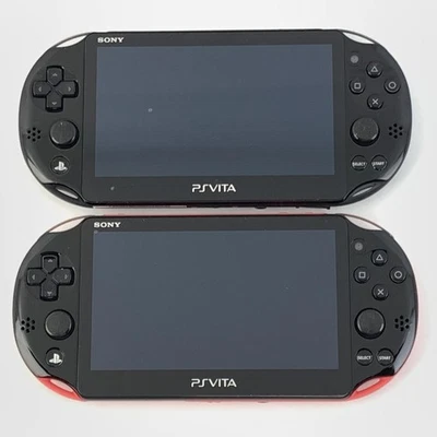 Sony PS Vita Console PCH-2000 Lot of 2 Untested For Parts Repair Japan 1635 UG - Image 1 of 4