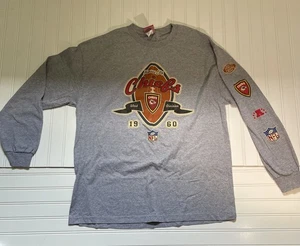 Kansas City Chiefs NFL Football Long Sleeve Shirt Grey Size XL - Picture 1 of 6