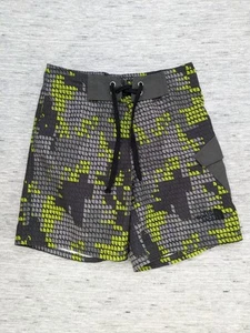 The North Face Boys Swim Shorts Trunks XS 6 Logo Allover Print Digital Camo AOP - Picture 1 of 8