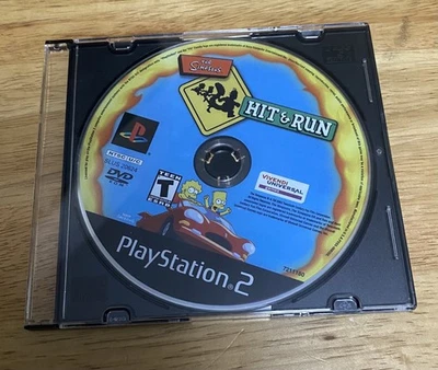 Simpsons Hit & Run PS2 - disc only , tested & works - Image 1 of 2