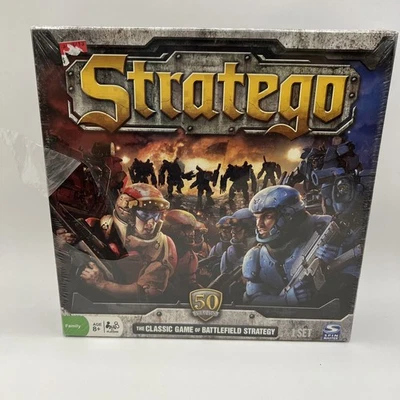 Stratego 50th Anniversary Board Game 2011 Spin Master Classic Strategy New - Image 1 of 4
