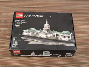 LEGO Architecture United States Capitol (21030) 1032 Teile nicht mehr im Handel erhältlich - 100 % vollständig - Bild 1 von 9