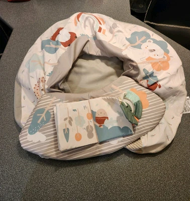 Red Kite Sit Me Up Inflatable Baby Activity Seat Support & Play Tray Tree Tops - Image 1 of 4