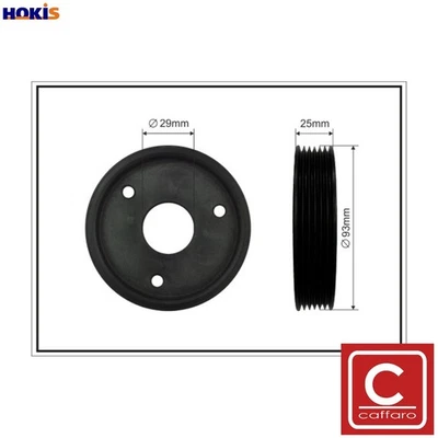 BELT PULLEY POWER STEERING PUMP 400-00 FOR RENAULT CLIO/II/Hatchback/Van/MIO - Image 1 of 4