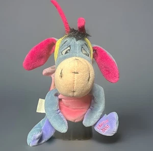 Disney Store Eeyore 2000 Farfalla di Pasqua Mini Bean Bag Peluche nuovo con etichette 8" - Foto 1 di 8