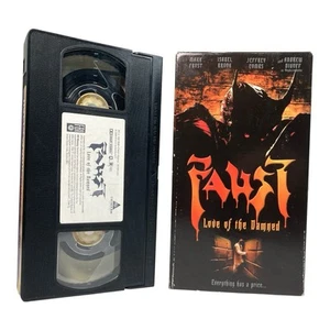 VHS Faust Love of the Damned Horror Movie, 2000 Rated R 90 Min Hollywood Rental - Picture 1 of 10