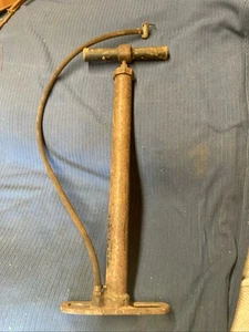 Antique Bicycle Pump - Unbreakable Base - Made in USA Vintage - Picture 1 of 7
