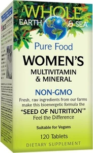 Natural Factors Whole Earth & Sea Women's Multivitamin & Mineral, Whole Food - Picture 1 of 9