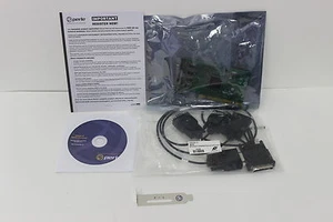 PERLE 04003080 SPEED4 LE HD PCI ADAPTER WITH 4 PORT DB9 CABLE NEW OPEN BOX - Zdjęcie 1 z 5