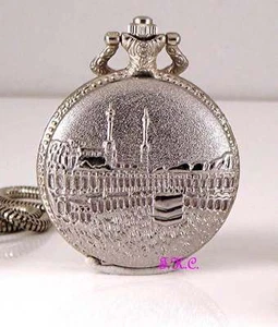 17 Jewel Mechanical Kaaba Eid Muslim Islam Mosque Mecca Medina Hajj Allah Watch - Picture 1 of 10
