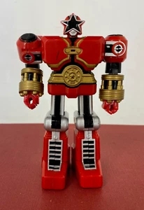 Vintage Bandai 1996 ☆ POWER RANGERS ☆ Zeo Megazord -13cm Red Battlezord Figure#2 - Bild 1 von 6