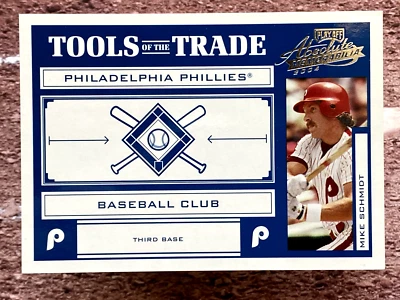 2004 Playoff Absolute Memorabilia Tools of the Trade /250 Mike Schmidt #TT-102 - Image 1 of 2