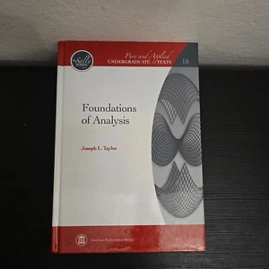 Foundations of Analysis (Pure and Applied Undergraduate Texts: Sally, 18) HC - Picture 1 of 7