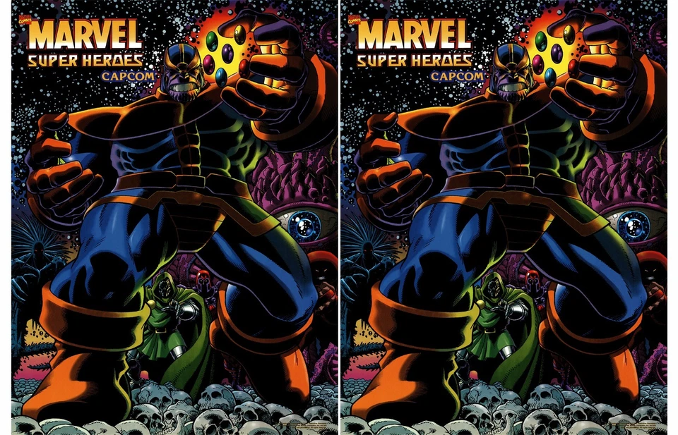 Marvel Super Heroes Side Art Arcade Panels Cabinet Graphics Stickers  - Image 1 of 1