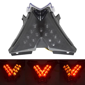 Smoke Led Integrated Tail Turn Signals Light For APRILIA RSV4 Tuono 125 1100 V4 - Picture 1 of 11